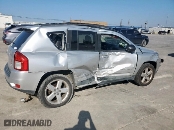 2011 Jeep Compass Limited with VIN 1J4NF5FB3BD257539, listed as a Copart auction lot 49238595 with 124,379 mi miles and Salvage Title. Bid and sale history available at carsss.com. Image 3.