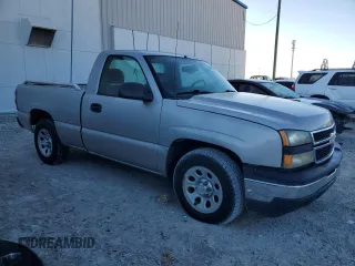 2006 Chevrolet Silverado 1500 Work Truck with VIN 3GCEC14X66G252589, listed as a Copart auction lot 86779354 with 256,689 mi miles and Clean Title. Bid and sale history available at DreamBid. Image 4.