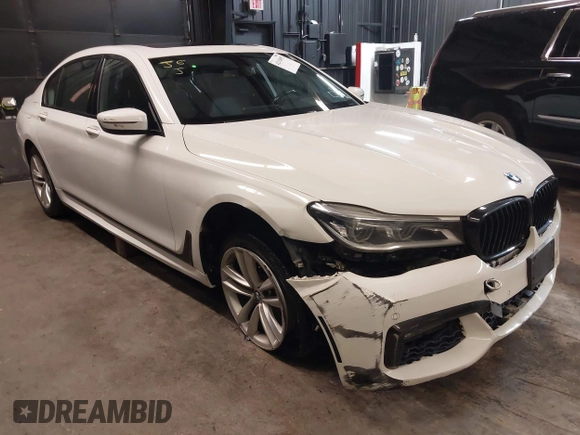 2016 BMW 7 Series 750i xDrive with VIN WBA7F2C59GG419656, listed as a IAAI auction lot 42118092 with 108,560 mi miles and . Bid and sale history available at DreamBid. Image 1.