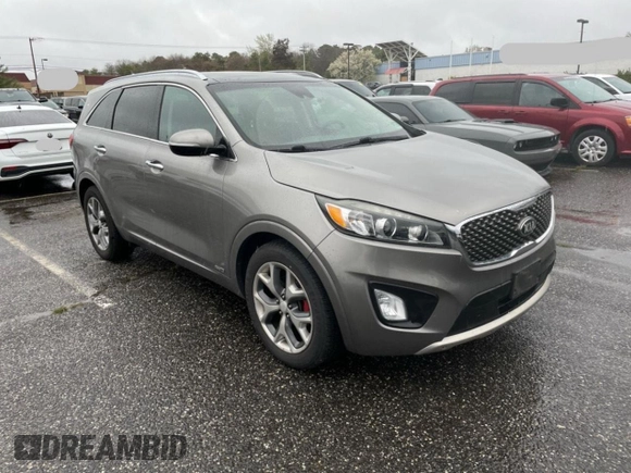 2017 Kia Sorento SX with VIN 5XYPKDA53HG263776, listed as a Copart auction lot 58874105 with 134,354 mi miles and Clean title. Bid and sale history available at DreamBid. Image 1.