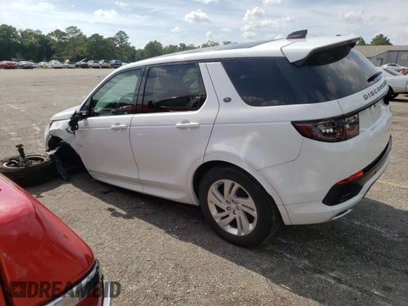 2020 Land Rover Discovery Sport S R-Dynamic with VIN SALCT2FX0LH859396, listed as a Copart auction lot 62855504 with 75,045 mi miles and Salvage Title. Bid and sale history available at carsss.com. Image 2.