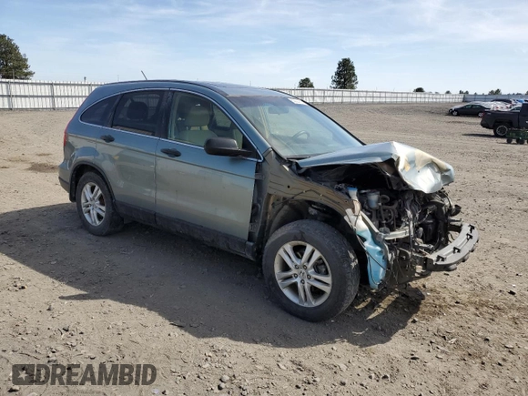 2010 Honda CR-V EX with VIN 5J6RE4H51AL090396, listed as a Copart auction lot 53004185 with 194,925 mi miles and Salvage Title. Bid and sale history available at carsss.com. Image 4.