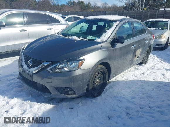 2019 Nissan Sentra SV with VIN 3N1AB7AP0KY241667, listed as a IAAI auction lot 41492313 with 59,495 mi miles and . Bid and sale history available at DreamBid. Image 2.