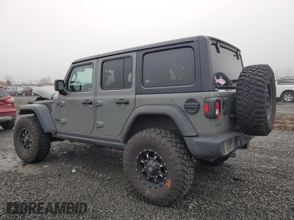 2022 Jeep Wrangler Unlimited Willys with VIN 1C4HJXDM1NW241284, listed as a Copart auction lot 83336744 with Not Provided miles and Salvage Title. Bid and sale history available at DreamBid. Image 2.