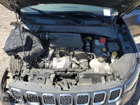 2024 Jeep Compass Sport with VIN 3C4NJDAN2RT600460, listed as a Copart auction lot 53702675 with 28,303 mi miles and Salvage title. Bid and sale history available at DreamBid. Image 12.