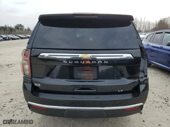 2021 Chevrolet Suburban LT with VIN 1GNSKCKD0MR449692, listed as a Copart auction lot 41702215 with 177,664 mi miles and Non Repairable. Bid and sale history available at carsss.com. Image 6.