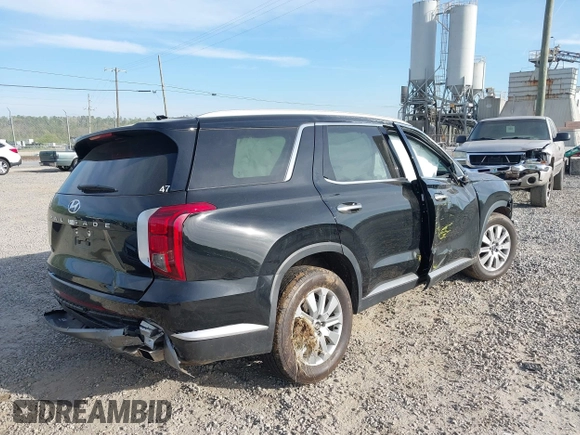 2025 Hyundai Palisade SEL z VIN KM8R24GE9SU861372, wystawiony jako IAAI lot #42079649 z przebiegiem 13 813 mil mil oraz . Historia ofert i sprzedaży dostępna na DreamBid. Obrazek 4.