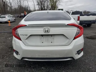 2021 Honda Civic Sedan EX with VIN 19XFC1F35ME200927, listed as a Copart auction lot 52483615 with 44,346 mi miles and Salvage Title. Bid and sale history available at carsss.com. Image 6.