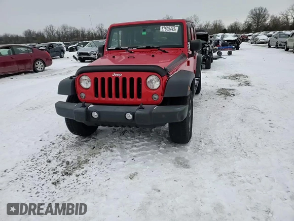2018 Jeep Wrangler JK Unlimited Sport S with VIN 1C4BJWDGXJL827486, listed as a Copart auction lot 87605445 with 96,656 mi miles and Salvage Title. Bid and sale history available at carsss.com. Image 12.