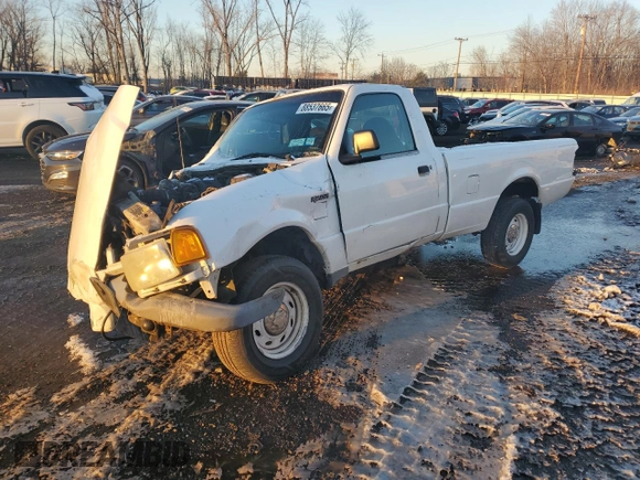 2003 Ford Ranger XL Fleet with VIN 1FTYR10E03TA44674, listed as a Copart auction lot 88537665 with 196,020 mi miles and Salvage Title. Bid and sale history available at carsss.com. Image 1.