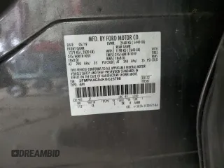 2019 Ford Edge SE with VIN 2FMPK4G94KBC23790, listed as a Copart auction lot 60103415 with 85,582 mi miles and Salvage title. Bid and sale history available at DreamBid. Image 14.