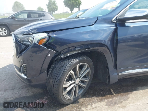 2018 GMC Terrain Denali with VIN 3GKALXEX9JL256723, listed as a IAAI auction lot 42398296 with 122,134 mi miles and . Bid and sale history available at DreamBid. Image 6.