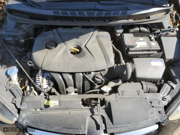 2016 Hyundai Elantra SE with VIN KMHDH4AE0GU647038, listed as a Copart auction lot 51534295 with 0 mi miles and Salvage Title. Bid and sale history available at carsss.com. Image 11.