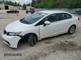 2015 Honda Civic LX with VIN 2HGFB2F55FH558449, listed as a Copart auction lot 53032415 with 68,756 mi miles and Salvage Title. Bid and sale history available at carsss.com. Image 1.