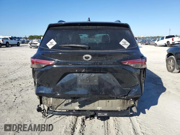 2021 Toyota Sienna XSE with VIN 5TDDSKFC4MS003141, listed as a Copart auction lot 86877074 with 95,297 mi miles and Salvage Title. Bid and sale history available at carsss.com. Image 6.