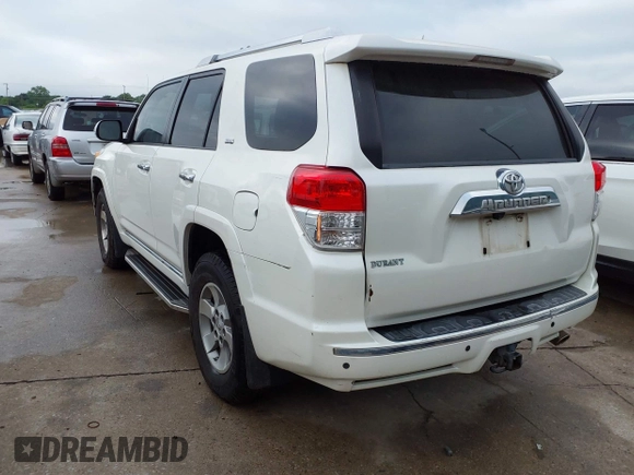 2011 Toyota 4Runner SR5 with VIN JTEZU5JR6B5028022, listed as a IAAI auction lot 42117576 with 246,000 mi miles and . Bid and sale history available at DreamBid. Image 3.