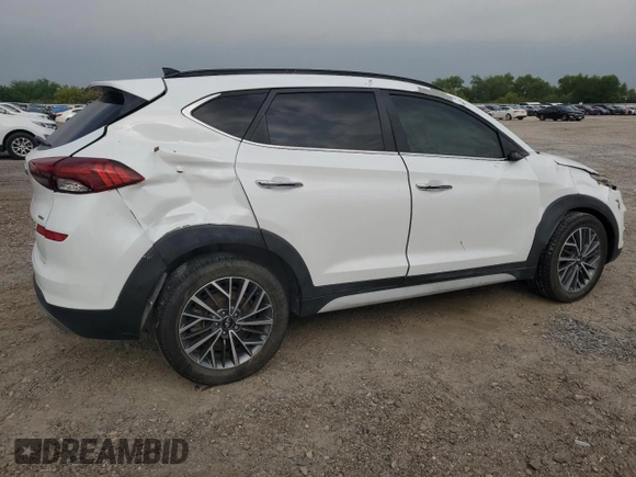 2019 Hyundai Tucson Ultimate with VIN KM8J3CAL9KU038727, listed as a Copart auction lot 52096835 with 0 mi miles and Salvage Title. Bid and sale history available at carsss.com. Image 3.