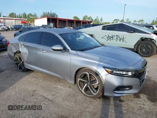 2019 Honda Accord Sport with VIN 1HGCV1F39KA158535, listed as a IAAI auction lot 42380202 with 60,649 mi miles and . Bid and sale history available at DreamBid. Image 1.