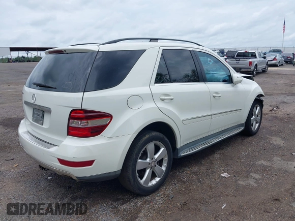 2010 Mercedes-Benz M 350 with VIN 4JGBB5GB5AA603377, listed as a IAAI auction lot 39926525 with 223,308 mi miles and . Bid and sale history available at DreamBid. Image 4.