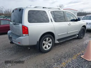 2011 Nissan Armada Platinum z VIN 5N1AA0NC2BN615574, wystawiony jako IAAI lot #41222471 z przebiegiem 340 803 mil mil oraz . Historia ofert i sprzedaży dostępna na DreamBid. Obrazek 4.
