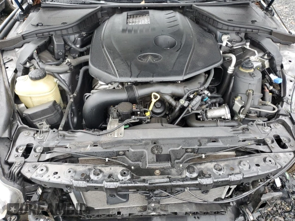 2017 Infiniti Q50 2.0t Premium with VIN JN1CV7AR9HM682291, listed as a Copart auction lot 84290424 with 67,981 mi miles and Salvage Title. Bid and sale history available at carsss.com. Image 11.