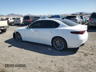 2023 Alfa Romeo Giulia with VIN ZARFAMAN9P7667245, listed as a Copart auction lot 49924525 with 4,799 mi miles and Salvage title. Bid and sale history available at DreamBid. Image 2.