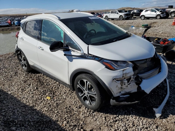 2018 Chevrolet Bolt EV Premier with VIN 1G1FX6S01J4118468, listed as a Copart auction lot 46713165 with 158,363 mi miles and Salvage Title. Bid and sale history available at carsss.com. Image 4.