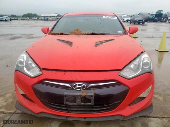 2014 Hyundai Genesis Coupe 2.0T R-Spec with VIN KMHHT6KD9EU119688, listed as a Copart auction lot 51916485 with 172,949 mi miles and Clean Title. Bid and sale history available at carsss.com. Image 5.