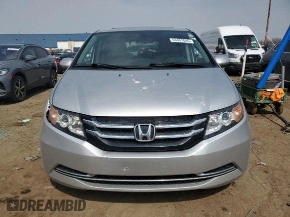 2014 Honda Odyssey EX-L with VIN 5FNRL5H6XEB065581, listed as a Copart auction lot 53467645 with 111,917 mi miles and Clean Title. Bid and sale history available at DreamBid. Image 5.