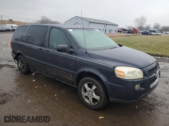 2008 Chevrolet Uplander LS with VIN 1GNDV23168D204722, listed as a Copart auction lot 86073884 with 154,245 mi miles and Salvage Title. Bid and sale history available at carsss.com. Image 4.