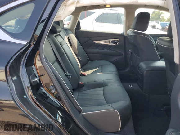 2019 Infiniti Q70 Luxe with VIN JN1BY1AR6KM585945, listed as a Copart auction lot 42006195 with 38,468 mi miles and Salvage title. Bid and sale history available at DreamBid. Image 10.