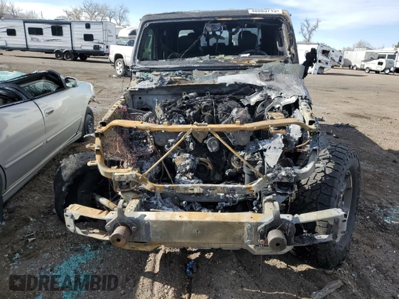 2022 Jeep Gladiator Rubicon with VIN 1C6JJTBM3NL107950, listed as a Copart auction lot 48883715 with Not provided miles and Non repairable. Bid and sale history available at DreamBid. Image 5.