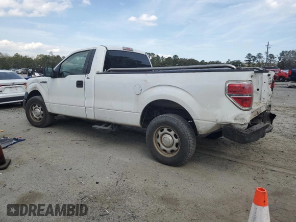 2013 Ford F-150 XL with VIN 1FTMF1CM4DKD91877, listed as a Copart auction lot 48806835 with 263,571 mi miles and Salvage Title. Bid and sale history available at carsss.com. Image 2.