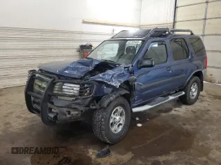 2000 Nissan Xterra XE with VIN 5N1ED28Y4YC560609, listed as a Copart auction lot 62705485 with 80,002 mi miles and Salvage title. Bid and sale history available at DreamBid. Image 1.