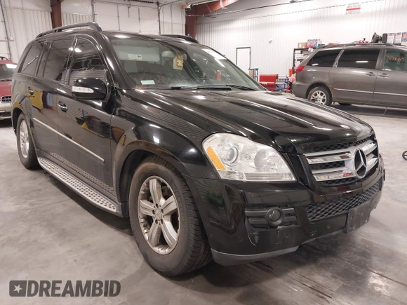 2008 Mercedes-Benz GL-Class 4.6L with VIN 4JGBF71E48A358214, listed as a IAAI auction lot 41891859 with 122,898 mi miles. Bid and sale history available at carsss.com. Image 1.