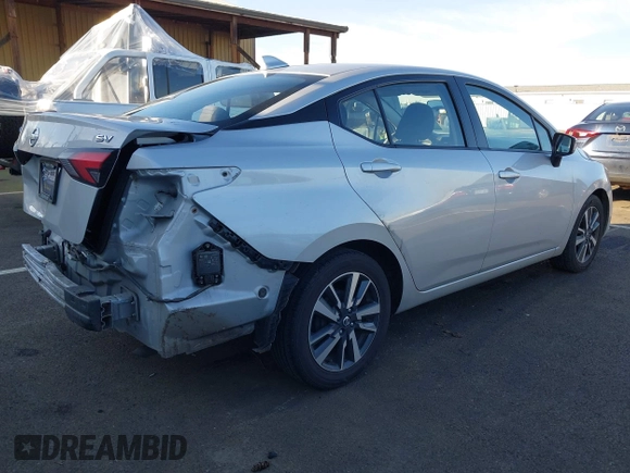 2021 Nissan Versa SV with VIN 3N1CN8EV6ML828504, listed as a IAAI auction lot 41375914 with 86,854 mi miles and . Bid and sale history available at DreamBid. Image 4.