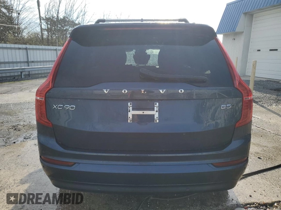 2023 Volvo XC90 Core with VIN YV4L12PV9P1934649, listed as a Copart auction lot 80292944 with 50,035 mi miles and Clean Title. Bid and sale history available at DreamBid. Image 6.