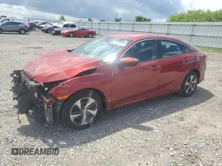 2020 Honda Civic LX z VIN 19XFC2F61LE024036, wystawiony jako Copart lot #56090685 z przebiegiem 71 290 mil mil oraz Szkoda całkowita • Salvage title. Historia ofert i sprzedaży dostępna na DreamBid. Obrazek 1.
