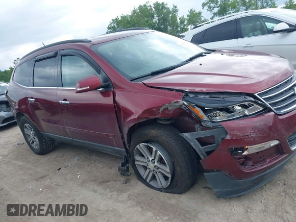 2015 Chevrolet Traverse LT with VIN 1GNKVGKD7FJ122450, listed as a IAAI auction lot 42491203 with 81,164 mi miles and . Bid and sale history available at DreamBid. Image 13.