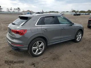 2021 Audi Q3 S line Premium with VIN WA1DECF38M1022053, listed as a Copart auction lot 47713663 with 17,545 mi miles. Bid and sale history available at carsss.com. Image 3.