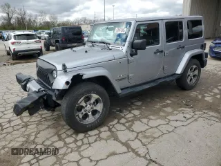 2017 Jeep Wrangler Unlimited Sahara z VIN 1C4BJWEG5HL658549, wystawiony jako Copart lot #53947905 z przebiegiem 145 499 mil mil oraz Szkoda całkowita • Salvage title. Historia ofert i sprzedaży dostępna na DreamBid. Obrazek 1.