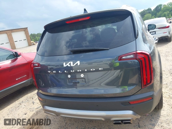2022 Kia Telluride SX with VIN 5XYP54HC2NG266272, listed as a IAAI auction lot 42499725 with 46,577 mi miles and . Bid and sale history available at DreamBid. Image 16.