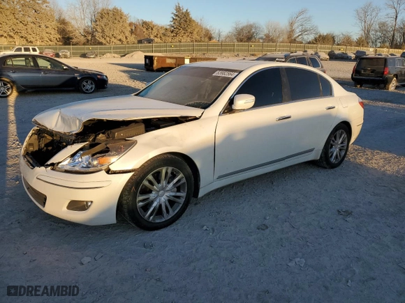 2010 Hyundai Genesis with VIN KMHGC4DF7AU105880, listed as a Copart auction lot 83982564 with 136,383 mi miles and Clean Title. Bid and sale history available at carsss.com. Image 1.