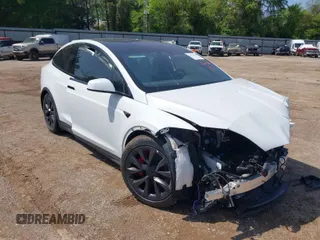 2024 Tesla Model X Plaid with VIN 7SAXCBE63RF440245, listed as a IAAI auction lot 41924536 with Not Provided miles and . Bid and sale history available at DreamBid. Image 1.