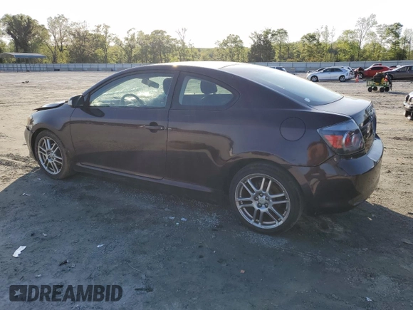 2008 Scion tC Spec with VIN JTKDE167780224285, listed as a Copart auction lot 52392335 with 200,244 mi miles and Salvage Title. Bid and sale history available at carsss.com. Image 2.
