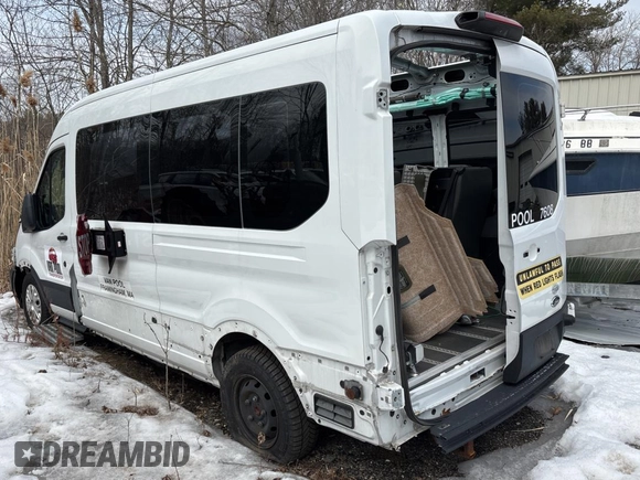 2019 Ford Transit XL with VIN 1FDZX2CM0KKA63891, listed as a Copart auction lot 47981255 with Not provided miles and Clean title. Bid and sale history available at DreamBid. Image 3.