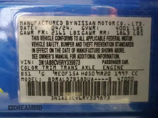 2024 Nissan Sentra SV z VIN 3N1AB8CV6RY339873, wystawiony jako Copart lot #60991515 z przebiegiem 32 790 mil mil oraz Czysty tytuł • Clean title. Historia ofert i sprzedaży dostępna na DreamBid. Obrazek 12.