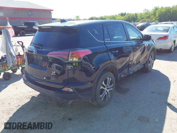 2018 Toyota RAV4 LE with VIN 2T3BFREV7JW717251, listed as a IAAI auction lot 42332563 with 120,193 mi miles and . Bid and sale history available at DreamBid. Image 4.