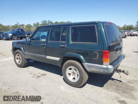 2001 Jeep Cherokee Sport with VIN 1J4FT48S71L611958, listed as a Copart auction lot 48979765 with 108,742 mi miles and Salvage Title. Bid and sale history available at carsss.com. Image 2.