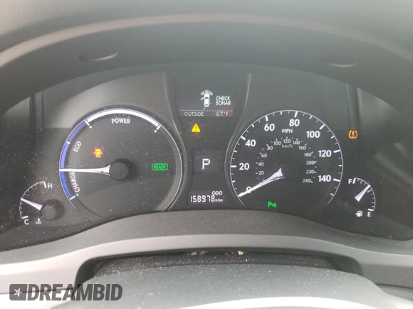 2013 Lexus RX 450h с VIN JTJZB1BA5D2007403, выставлен на аукционе Copart как лот 57331335 с пробегом 158 978 миль миль и Чистый • Clean title. История ставок и продаж доступна на DreamBid. Изображение 9.